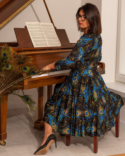 Sukienka PIANO PAWIE OCZY